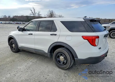 2022 Ford Explorer Police Interceptor z USA, uszkodzony, nr VIN 1FM5K8AB7NGA99148
